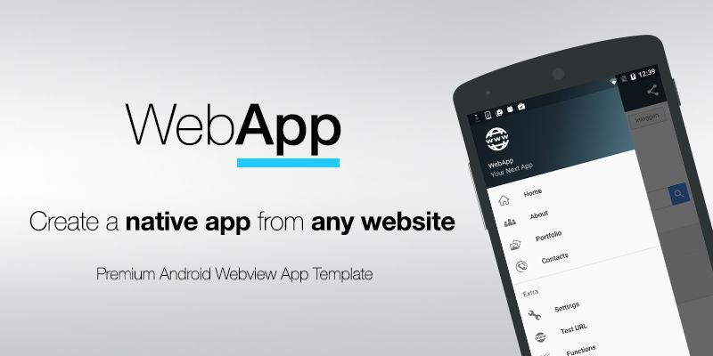 WebApp - قالب متصفح ذكى للأندرويد