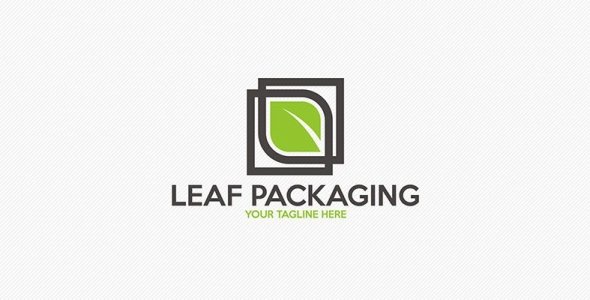 قالب شعار -Leaf Packaging