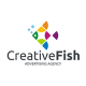قالب شعار - Creative Fish