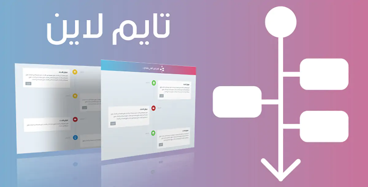 تايم لاين لعرض الأحداث بشكل جذاب