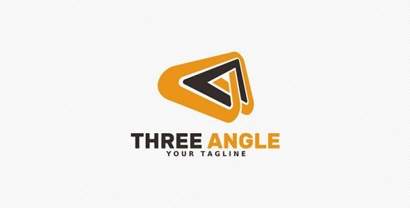 قالب شعار - Three Angle
