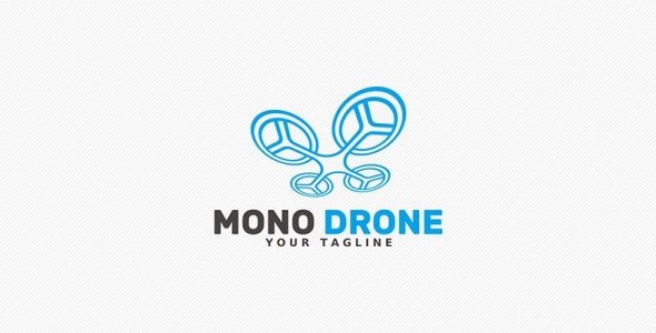 قالب شعار - Mono Drone